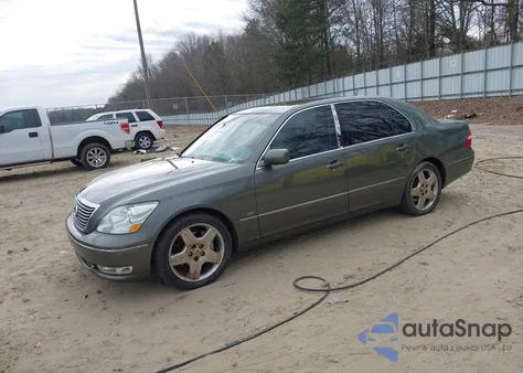 2005 Lexus Ls 430 from USA, damaged, VIN JTHBN36F355018766